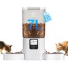 Frienhund Timed Automatic Cat Feeder 2 Cats with Slow Feed: