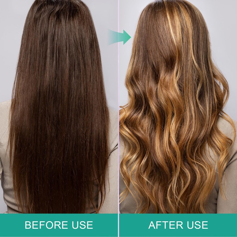 SUNZWO Curling Brush for Elastic Curls - Professional Styling Brush