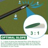 Upgraded Drainage Grate 4 Inch, Angled Yard Drainage Emitter, Grating