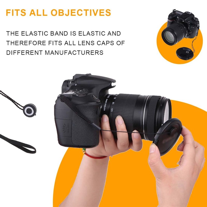 EIHI Pack of 4 Cap Holder Lens Cap Holder with