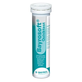 Bayrol Bayrosoft Quicktest - 50 x Pool Teststreifen für pH Wert & Gehalt an flüssigem Aktivsauerstoff (Bayrosoft Light) im Poolwasser Weiss