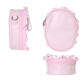 Mineed by Osel Rabbit Ears Sewn Pouch, Pearl Sewn Pouch, Shoulder Included, Pain Bag, Osel Smaller, Shoulder Bag, Pochette, Pain Bag, Event, Festival, Akkey, Key Chain, Pink