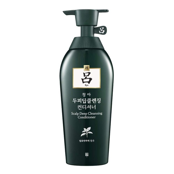 Ryo Scalp Deep Cleansing & Cooling Conditioner 500ml (16.9oz) Excess sebum care, For smelly scalp, Fermented mint and other natural ingredients, Anti- Dandruff treatment