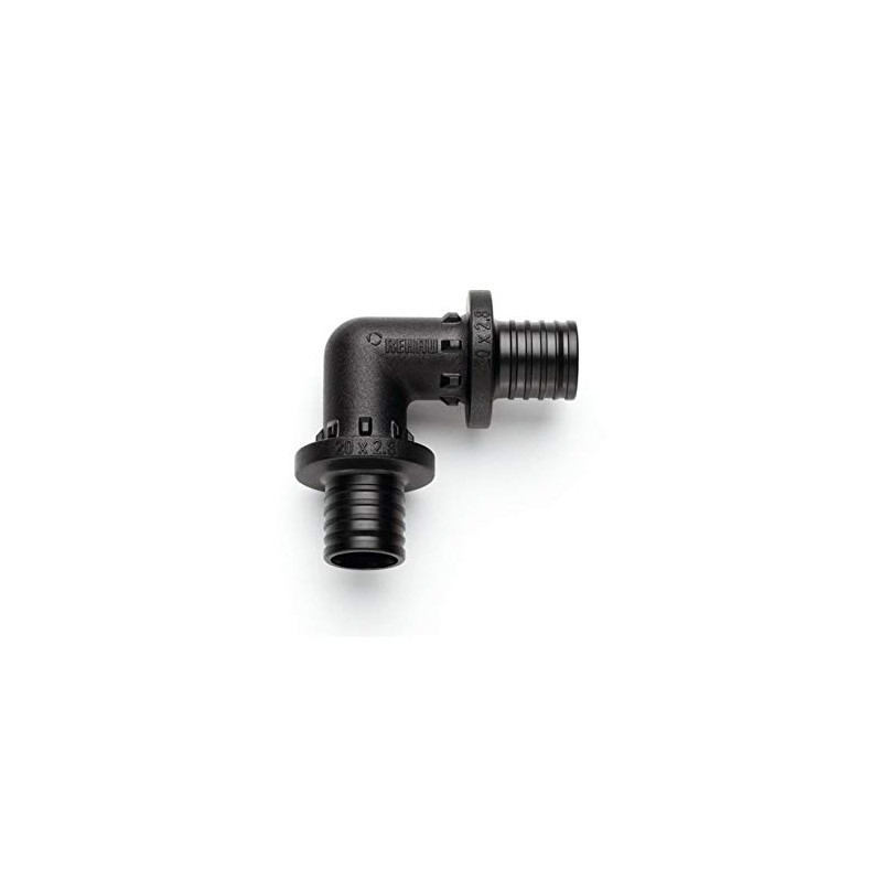 Rehau - Elbow 90 Rautitan px Diameter 16 mm Black