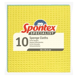 Spontex Specialist Sponge Cloths (Pack of 10)