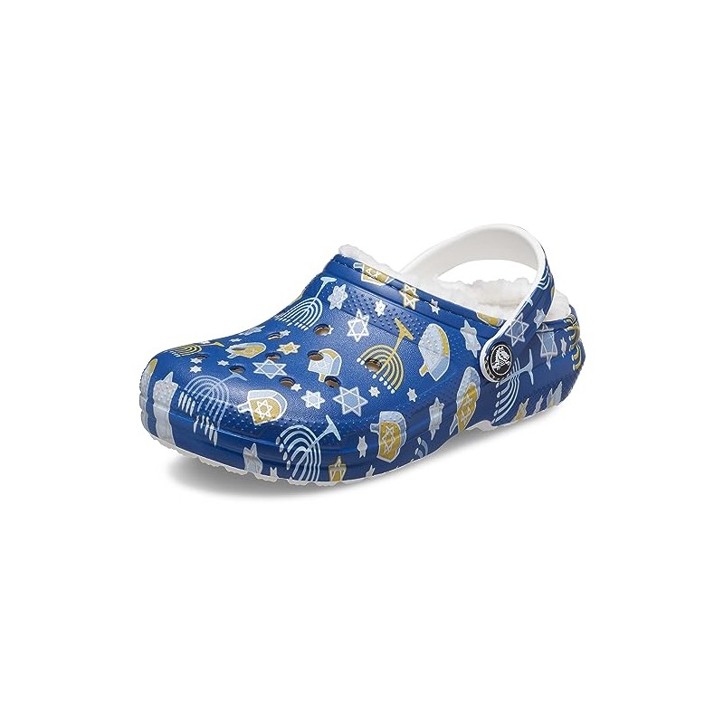 Crocs Classic Clog - Seasonal Graphic (Little Kid/Big Kid), Hanukkah,