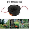 Trimmer Head, Dual Line Petrol Strimmer Bump Feed Spool Head