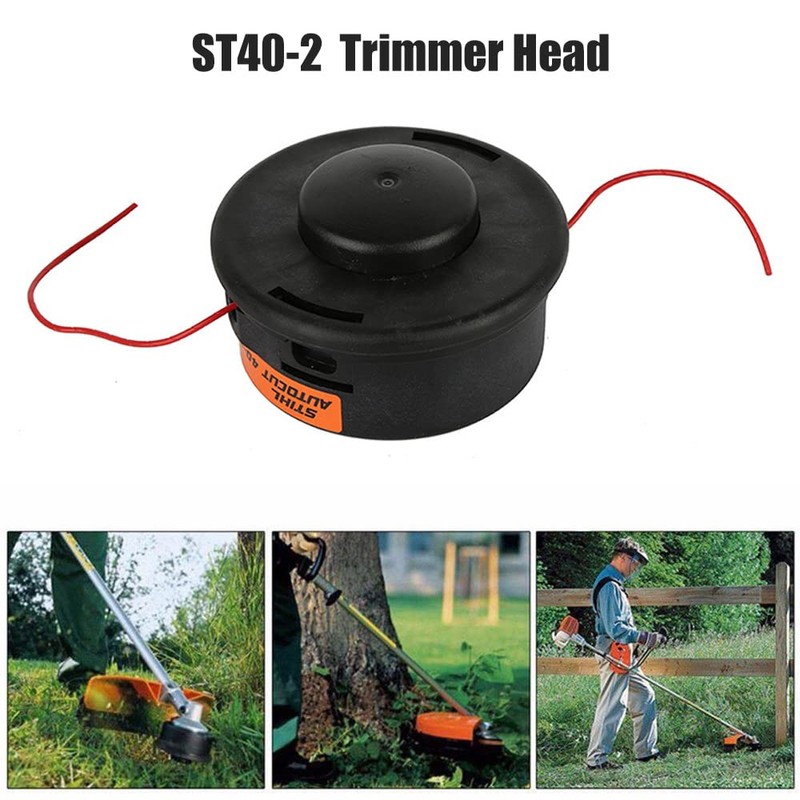 Trimmer Head, Dual Line Petrol Strimmer Bump Feed Spool Head