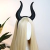MOSTORY Dark Devil Horns Headband for Men and Women, Black