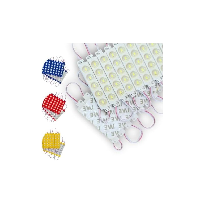 Vmingo Tira Modulo Luz 5 Led Blanco Impermeable Pared Publicidad