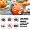 GAVIK Thanksgiving Pumpkin Harvest Stickers - 500 Pieces, 6 Alternating
