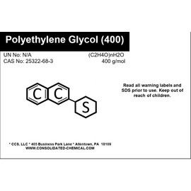 Polyethylene Glycol 400 (PEG 400) (1 Gallon)