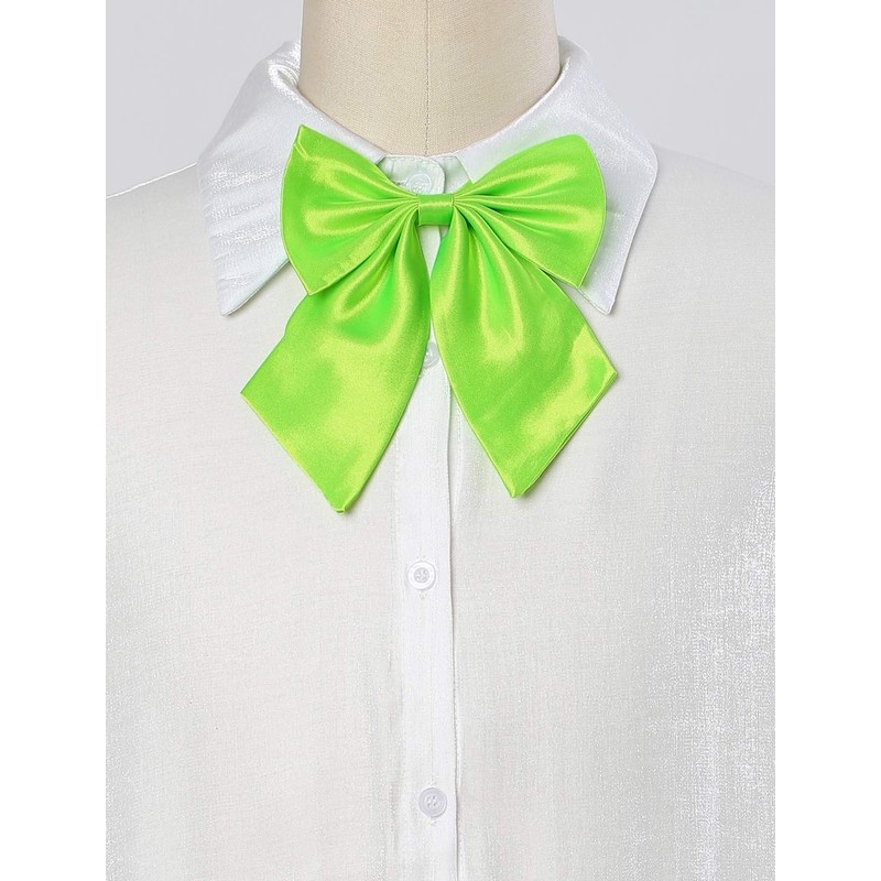 sourcing map Women's Adjustable Solid Colour Sander Holder Neck Bow