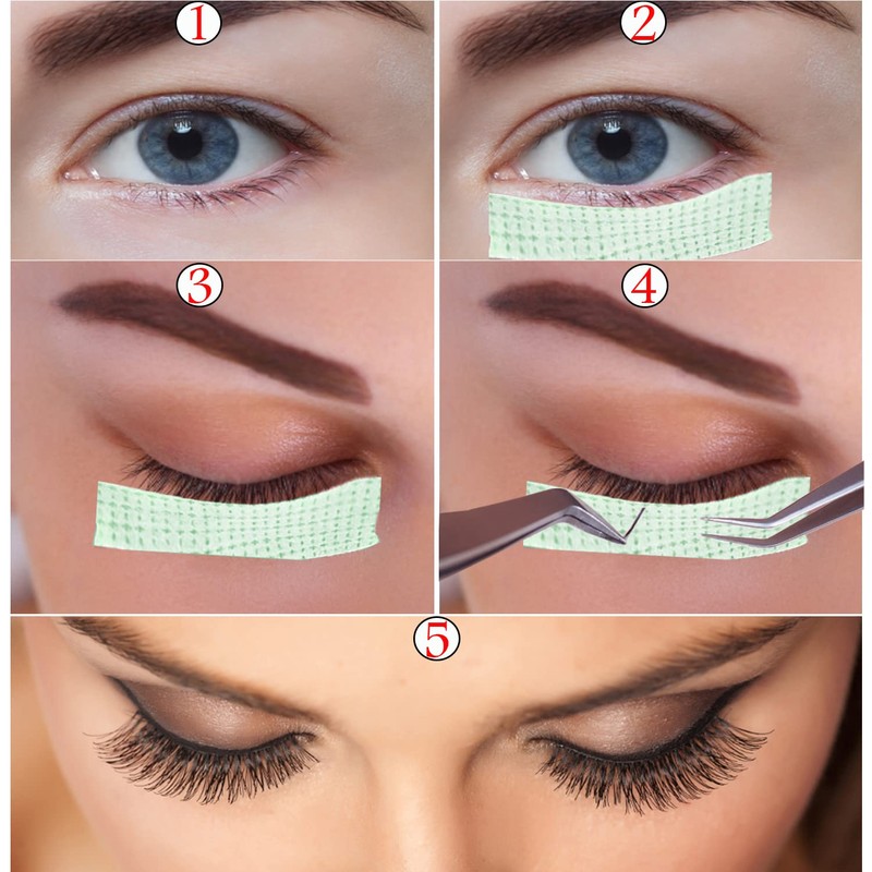 6 Rolls Eyelash Tape, Adhesive Fabric Eyelash Extension Tape, Breathable