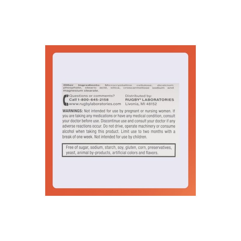 Rugby - Tabletas de melatonina de 1 mg - Suplemento