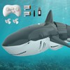 BLmukce 2.4GHz Remote Control Shark Toy for Pool, 1:18 Scale