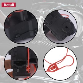 HISports Fuel Tank Flap Drive 8K0862153H Compatible with A4 A5 Q5 (2009-2017), Car Fuel Flap Door Release Lock, Fuel Flap Release Actuator Motor