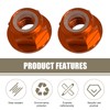 Dogary Flange M4 Lock Nuts, 8 PCS Aluminum Alloy Nylon
