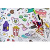 The Coloring Table - Colorable Food Fun Set of 4
