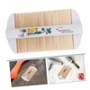 WOONEKY Bamboo Fine Tooth Comb for Cats Dogs Double Sided