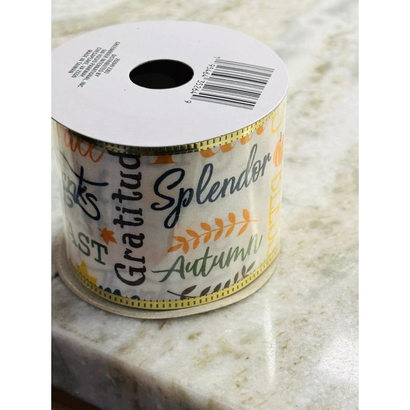 Greenbrier Thanksgiving Themed wire-edged cinta Bundle – 9 pies