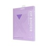 Vault X Just Purple 9-Pocket Exo-Tec Zip Binder - 360
