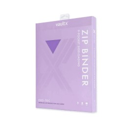 Vault X Just Purple 9-Pocket Exo-Tec Zip Binder - 360 Cards - New
