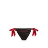Victoria's Secret Embroidery Side-Tie Cheeky Panty Color Black New (US,