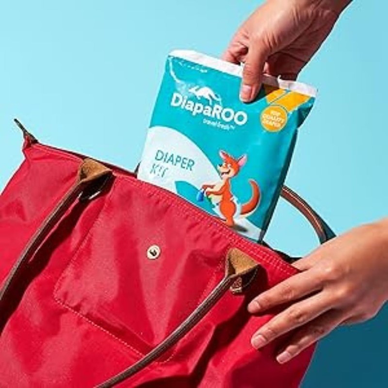 DiapaROO All-in-One Travel Diaper Changing Kit – 5-in-1 Kit Disposable