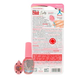 Kola Loka Lady 5g, Pegamento Para Uñas Con Aplicador Uv Transparente