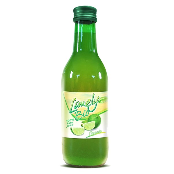Lime Livio Organic Lime Juice, 8.5 fl oz (250 ml), 100% Straight Juice, Certified Organic