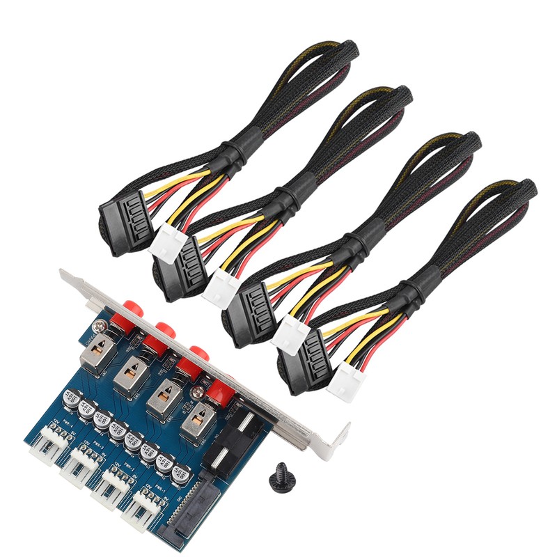 HDD Power Control Switch Hard Drive Selector SATA Drive Switcher
