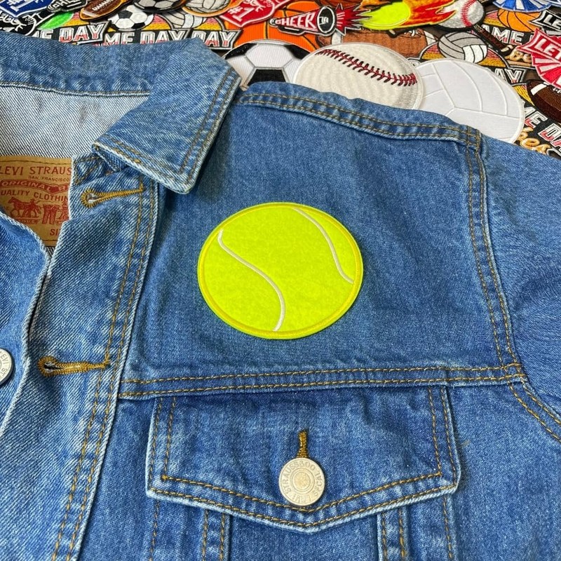 EMBRO BOF Classic Tennis Patch – 3.5 inches, Cool Tennis