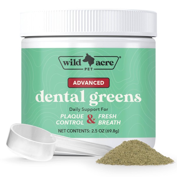 Wild Acre Dental Powder for Dogs - Dog Breath Freshener