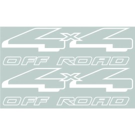 Vinylmark LLC 1998 - 2007 Aftermarket 4WD 4x4 Off Road Decals Stickers - Vinylmark WHITE