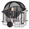 ZXPLO Safety Pop Up Crib Tent Cover to Keep Toddler
