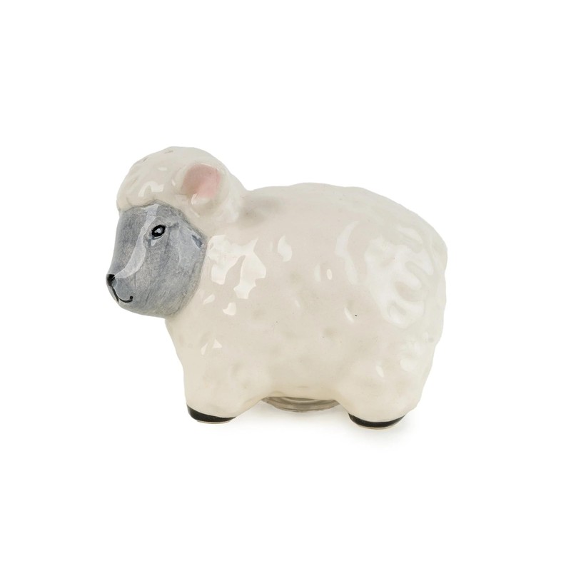 Home Deco London Julia Sheep Ceramic Vase, Farmhouse Kitchen Countertop