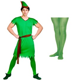 My Illusions Mens Robin Hood Costume Adults Historical Fairytale World Book Day Fancy Dress Outfit (Standard 42-44" Chest)