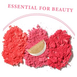 WOONEKY Precision Eyeshadow Pressing Tool Stamper Seal Compact Size for Blush Eyebrow 1/2 Circle Crystal Tool