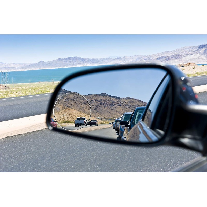 Ampper 2 Pack 3" Blind Spot Mirrors for Trucks, Van,