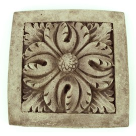 Flower Concrete Wall Plaque