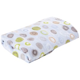 Summer Ultra Plush Changing Pad Cover, Blue Swirl