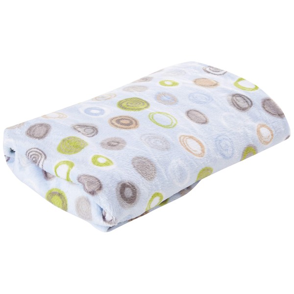 Summer Ultra Plush Changing Pad Cover, Blue Swirl