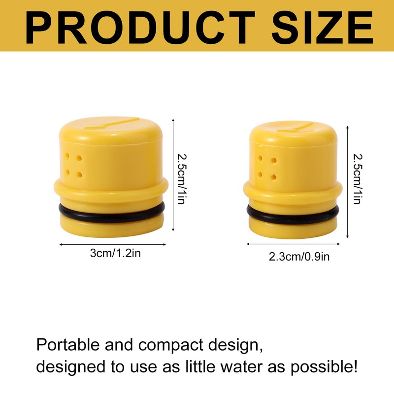 2pcs Ultralight Portable Bidets, 2 Sizes Plastic Portable Travel Bidets