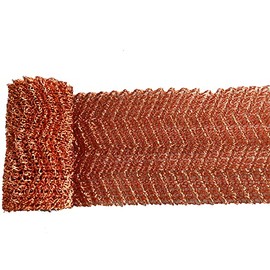 Copper Mesh, Mouse Blocker Mesh Screen,Sturdy Pure Copper Stuff-fit Wire Mesh for Gap Copper Blocker Fill Fabric 4" x 40"