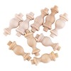 Turned Hardwood Spindles | Pack of 10 | Unfinished Wood