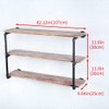 OLDRAINBOW Floating Shelves for Wall Industrial Pipe Shelving,Pipe Shelves with