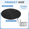 PATIKIL Foam Rubber Weather Seal Strip, 0.08" 30Ft EPDM Rubber