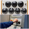 sourcing map 4Pcs M6 x 25mm Star Knobs, Plastic Hex