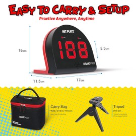 Baseball Gfits Training Equipment & Gear - Radar Speed Guns (Hands-Free) Baseball Radar, Pitch Training Aids, High-Tech Gadget